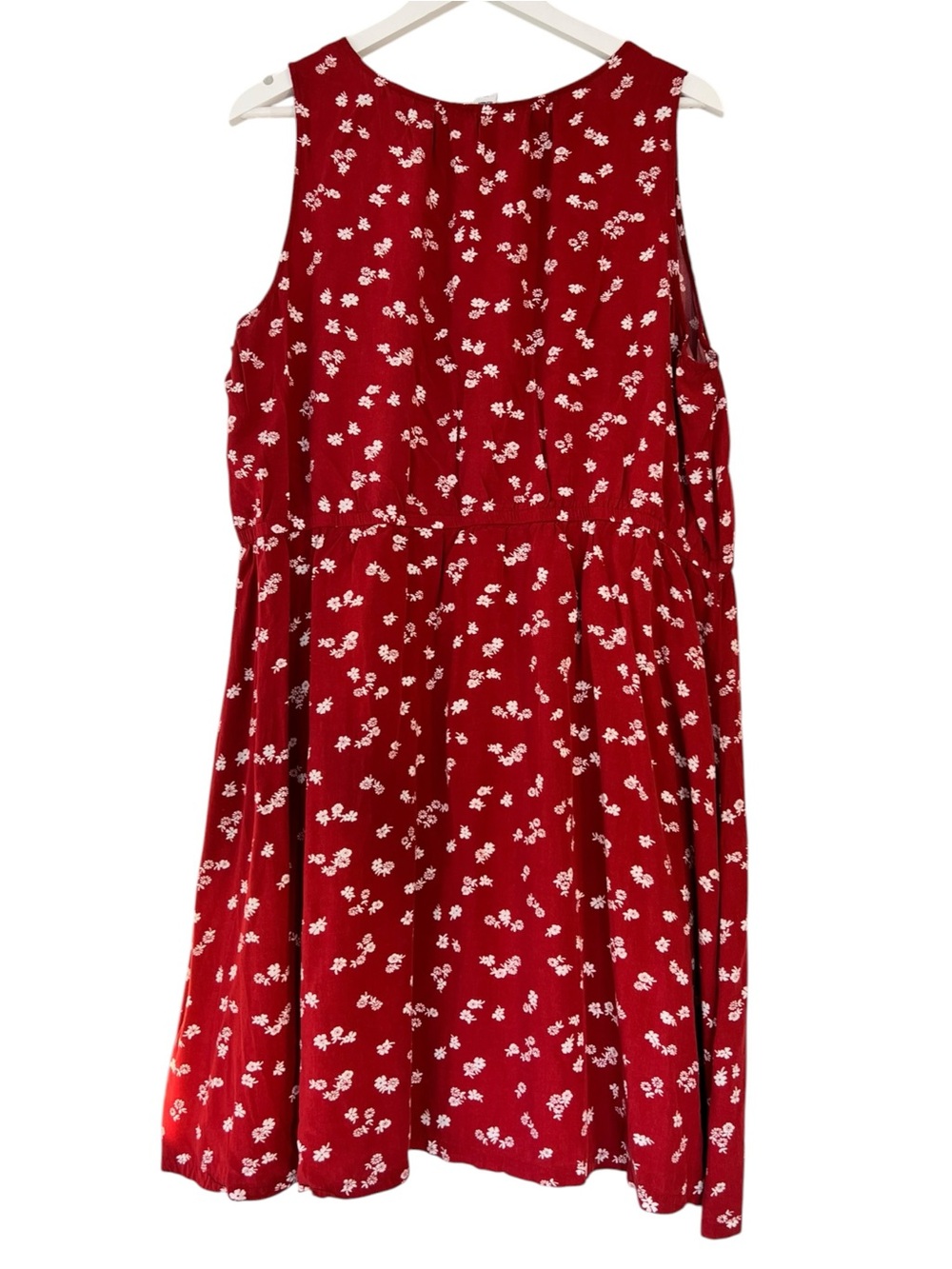 Old Navy Ditsy Floral Sleeveless Cottagecore Romantic Boho Chic Swing Dress XXL - Picture 3 of 6